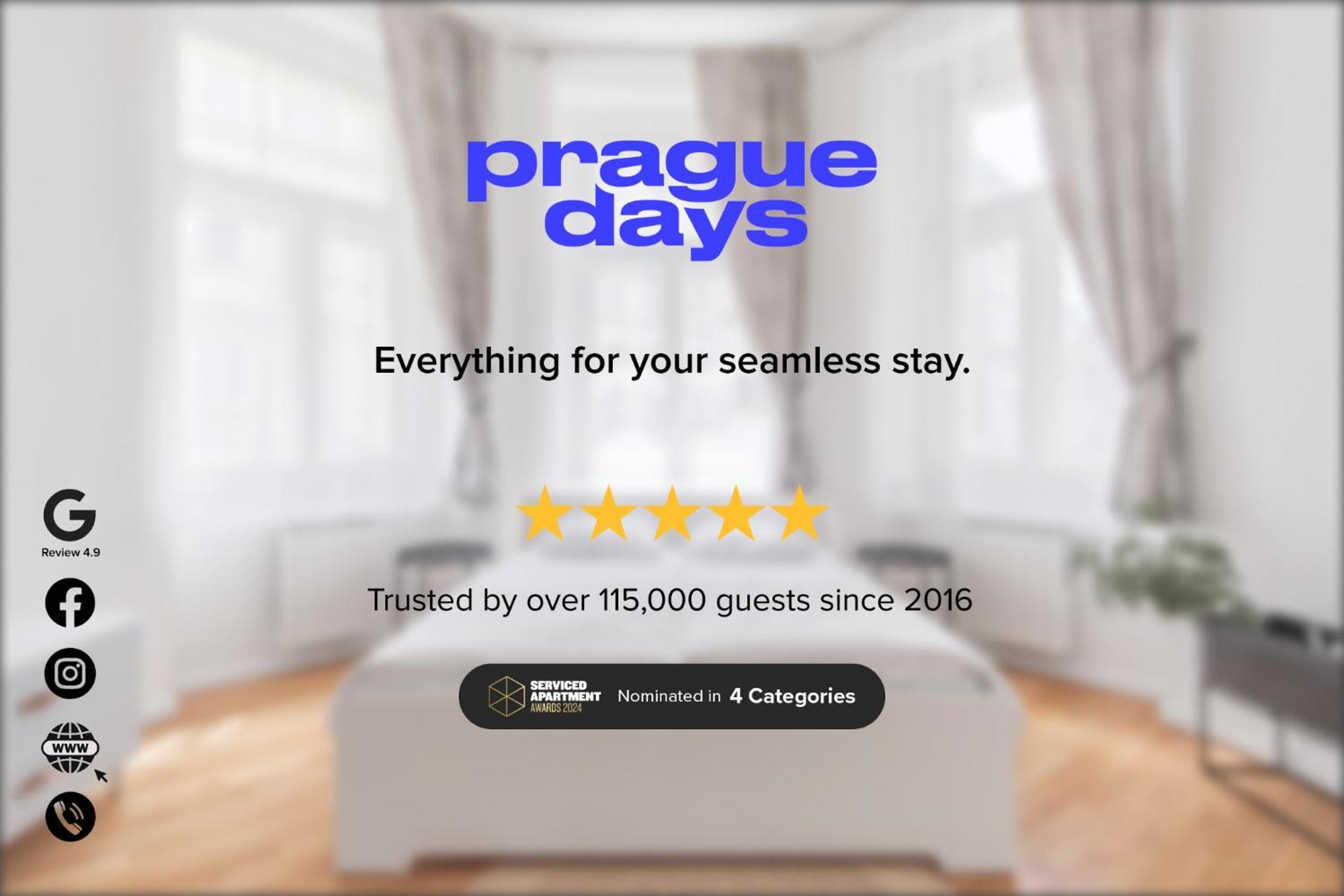 Days - Family 2bdr - Ac - Darts - Netflix - Hip District Appartamento Praga